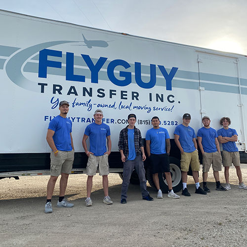 Fly Guy transfer inc. residential moving, commercial moving